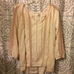 Pale pink "Hot in Hollywood" blouse